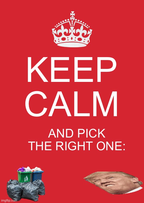 Keep Calm And Carry On Red | KEEP CALM; AND PICK THE RIGHT ONE: | image tagged in memes,keep calm and carry on red | made w/ Imgflip meme maker