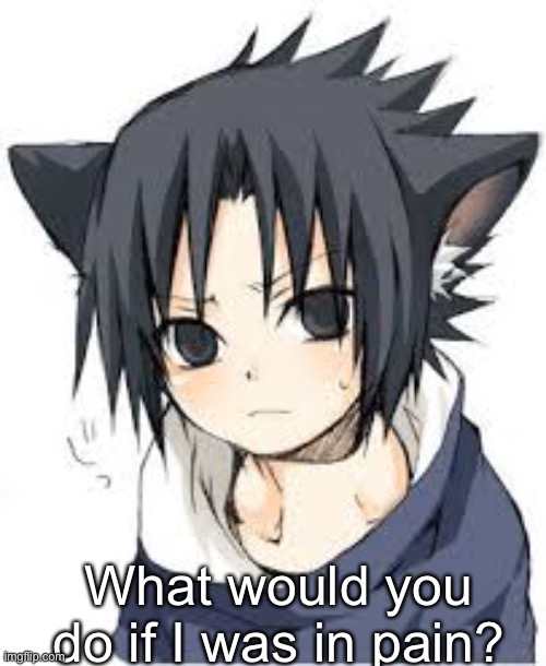 What would you do if I was in pain? | made w/ Imgflip meme maker