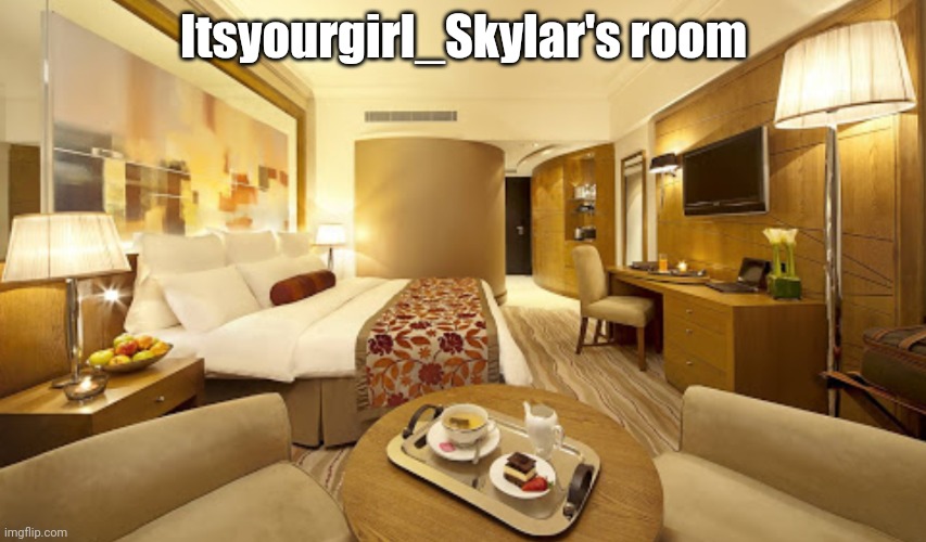 Hotel room | Itsyourgirl_Skylar's room | image tagged in hotel room | made w/ Imgflip meme maker