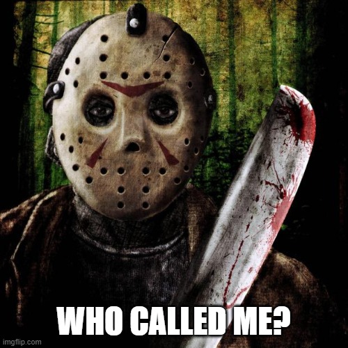 Jason Voorhees | WHO CALLED ME? | image tagged in jason voorhees | made w/ Imgflip meme maker
