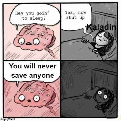 Why Kaladin can't sleep | image tagged in kaladin meme,stormlight memes,reading memes | made w/ Imgflip meme maker