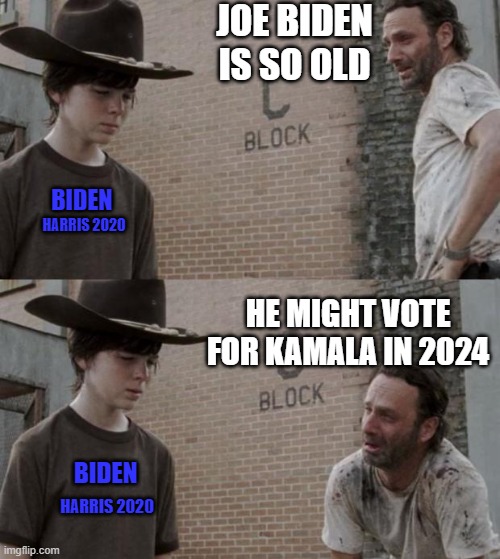 Georgia recount live | JOE BIDEN IS SO OLD; BIDEN; HARRIS 2020; HE MIGHT VOTE FOR KAMALA IN 2024; BIDEN; HARRIS 2020 | image tagged in trump,election 2020,biden,kamala harris | made w/ Imgflip meme maker