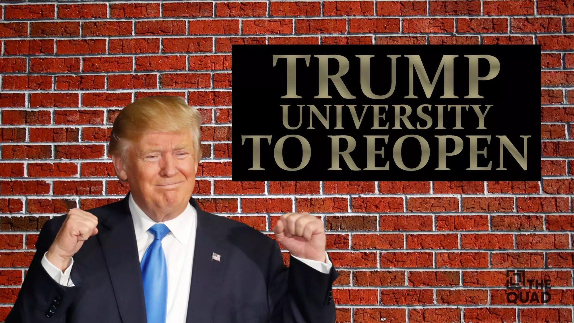 Trump University to reopen Blank Meme Template