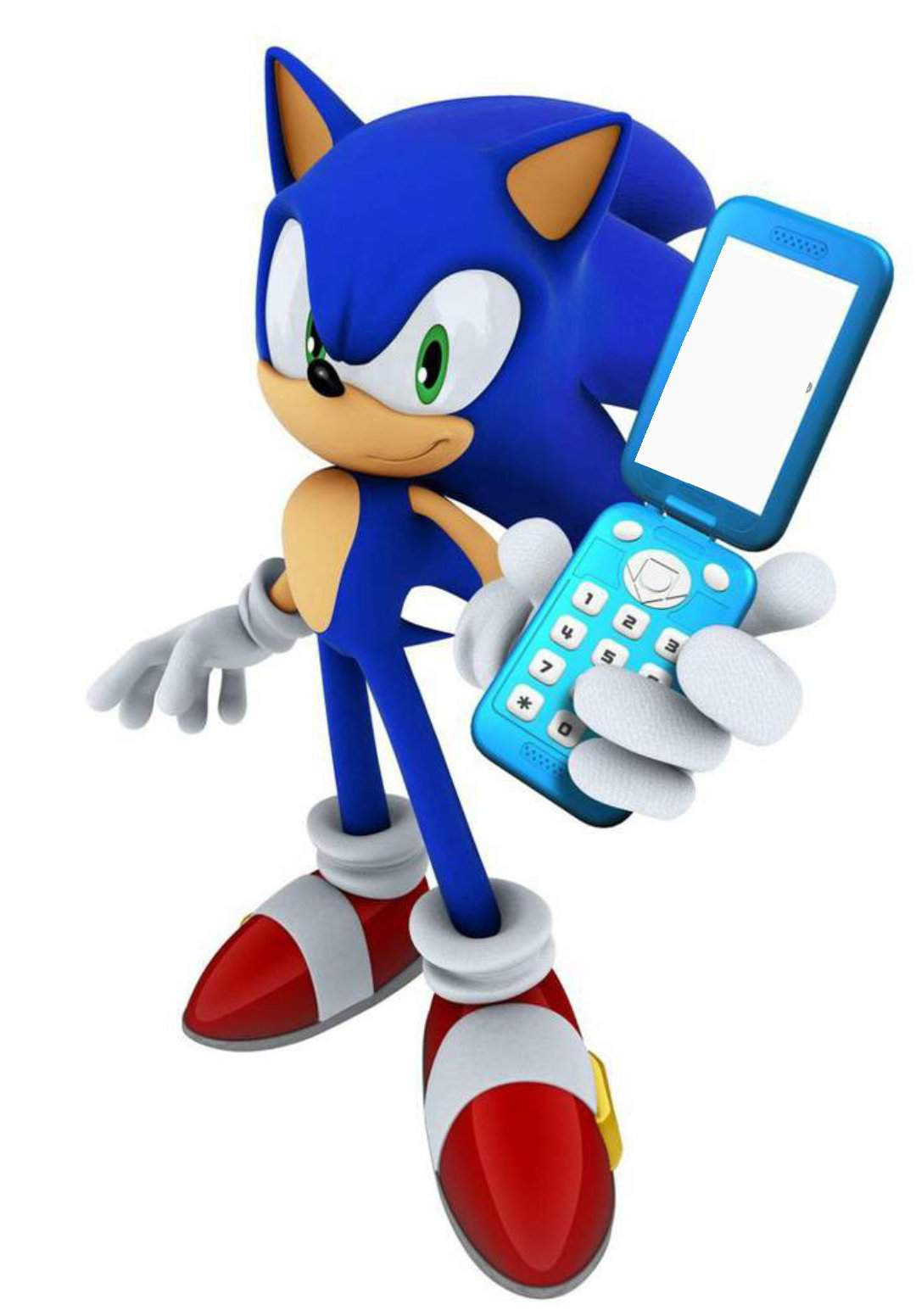 High Quality Sonic Phone Call Blank Meme Template