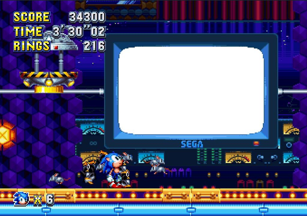 High Quality Sonic Mania Sign Blank Meme Template