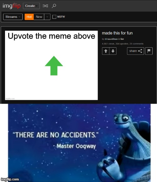 i am saved? | image tagged in there are no accidents,funny | made w/ Imgflip meme maker