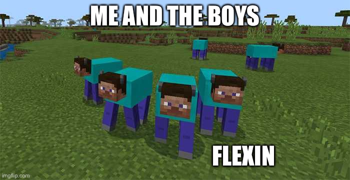 me and the boys | ME AND THE BOYS; FLEXIN | image tagged in me and the boys | made w/ Imgflip meme maker
