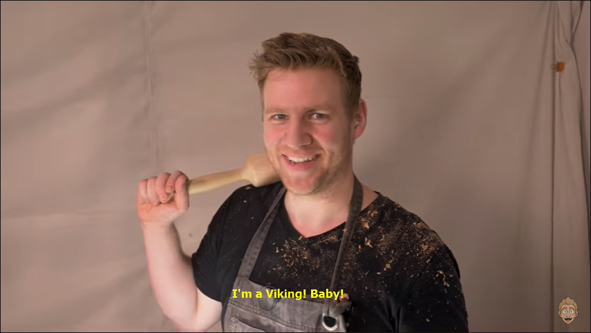 High Quality I'm a Viking! Baby! Blank Meme Template