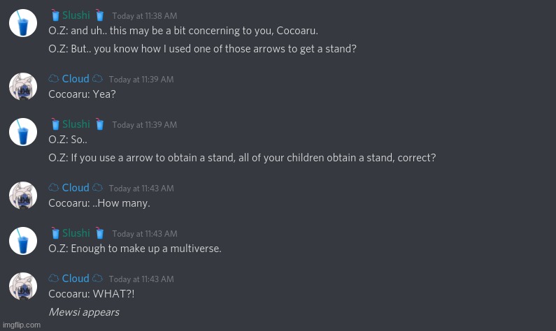 Cocoa's! Bizzare Adventure- Part One | made w/ Imgflip meme maker