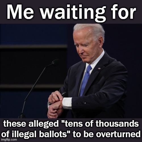 Alright folks, still waiting for this legal Hail Mary | image tagged in election 2020,2020 elections,voter fraud,rigged elections,donald trump,joe biden | made w/ Imgflip meme maker