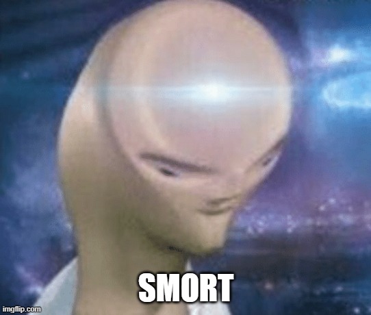 SMORT | SMORT | image tagged in smort | made w/ Imgflip meme maker