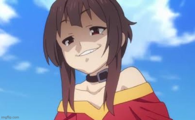 Smug Megumin | image tagged in smug megumin | made w/ Imgflip meme maker