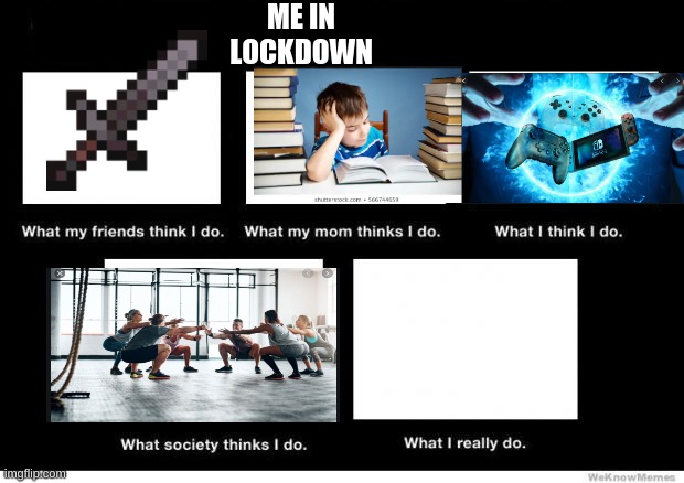 What I really do | ME IN LOCKDOWN | image tagged in what i really do | made w/ Imgflip meme maker