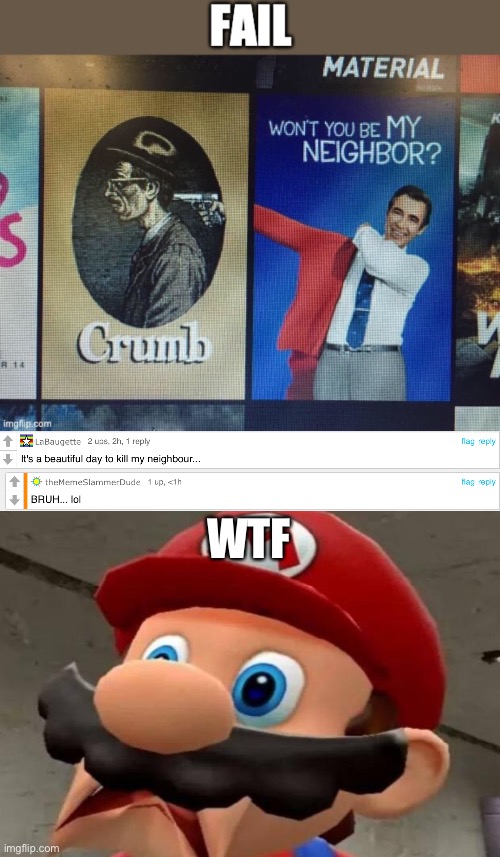 BRO WTF | WTF | image tagged in mario wtf,wtf,cursed,memes | made w/ Imgflip meme maker