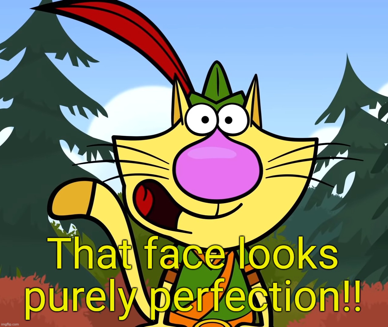 No Way!! (Nature Cat) | That face looks purely perfection!! | image tagged in no way nature cat | made w/ Imgflip meme maker