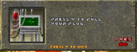 High Quality Press Y to pull your plug Blank Meme Template