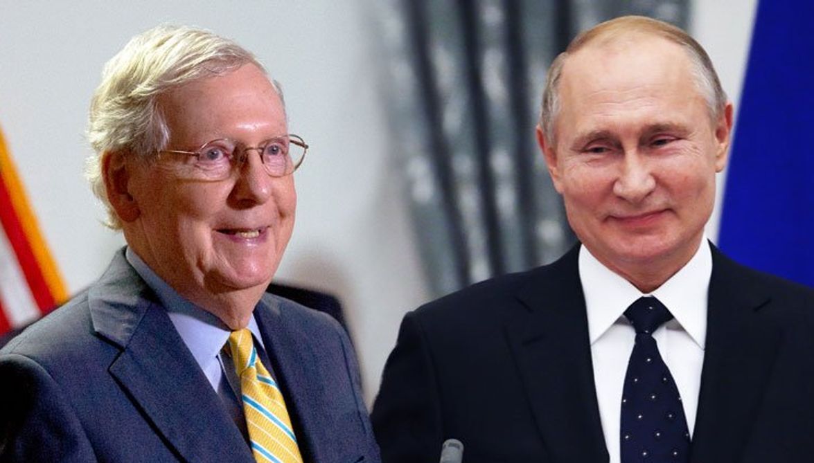 Putin McConnell Blank Meme Template