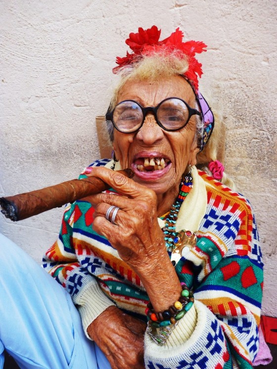Ugly Cigar Lady Woman Blank Meme Template