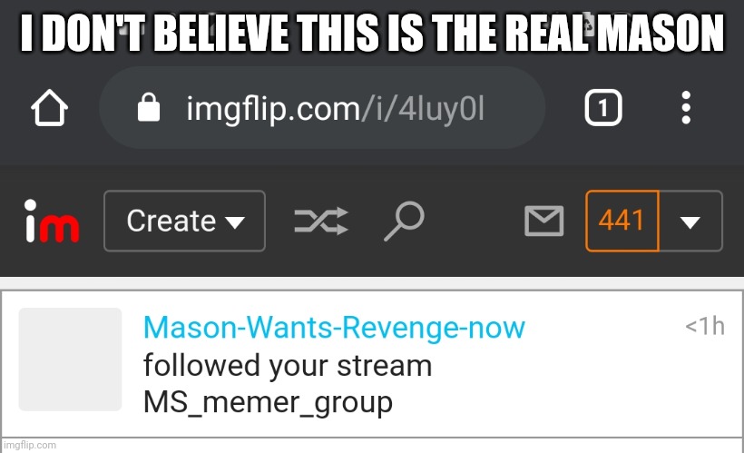 I DON'T BELIEVE THIS IS THE REAL MASON | made w/ Imgflip meme maker