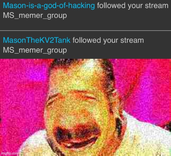 lmao he calls himself a “god of hacking” whereas he’s never hacked before from what I recall | image tagged in deep fried kekw | made w/ Imgflip meme maker