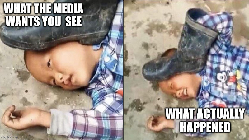 Systemic Racism | WHAT THE MEDIA WANTS YOU  SEE; WHAT ACTUALLY HAPPENED | image tagged in systemic racism | made w/ Imgflip meme maker