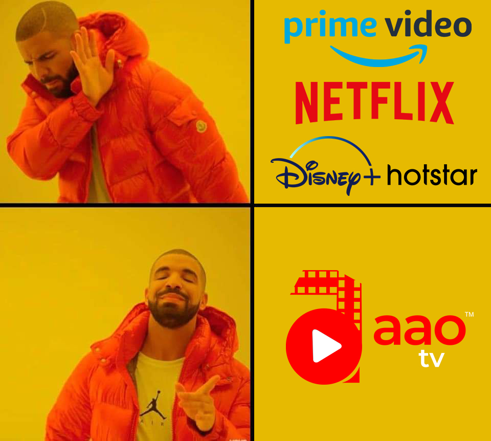 High Quality AAO TV Blank Meme Template