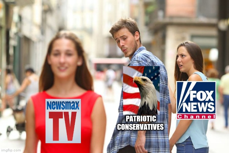 Distracted Boyfriend | PATRIOTIC CONSERVATIVES | image tagged in memes,distracted boyfriend | made w/ Imgflip meme maker