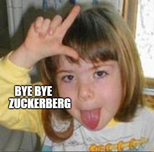 MassExitFromFacebook | BYE BYE; ZUCKERBERG | image tagged in politics,censorship | made w/ Imgflip meme maker