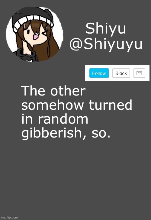 It's about the strawpoll, link in comments again. | The other somehow turned in random gibberish, so. | made w/ Imgflip meme maker