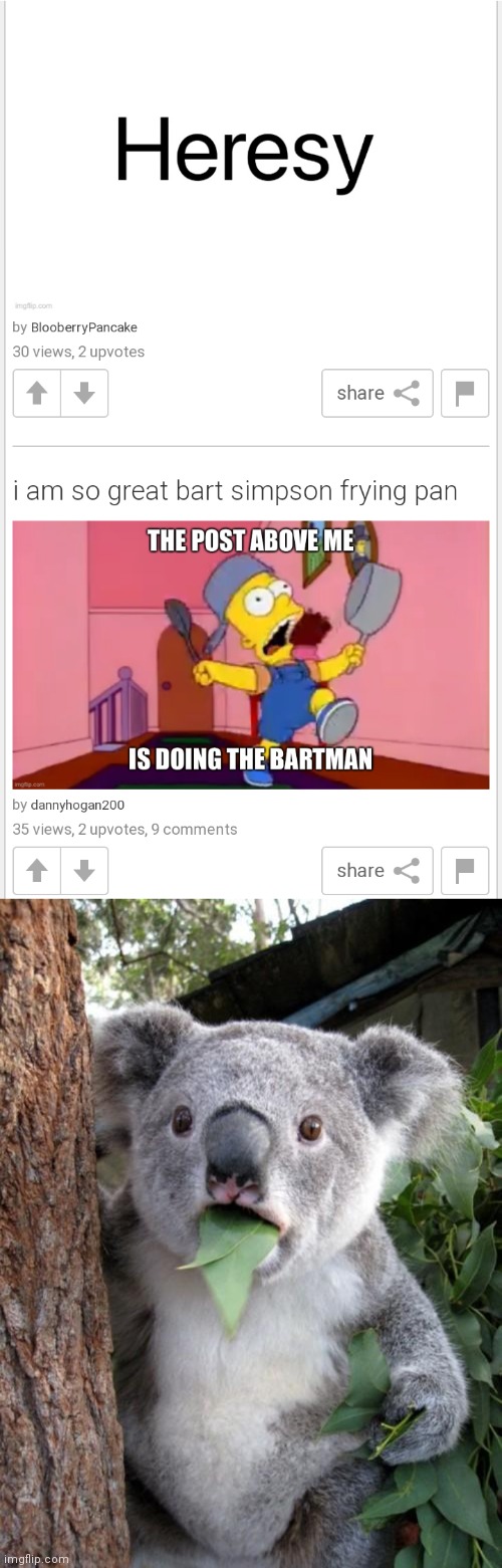 No | image tagged in memes,surprised koala | made w/ Imgflip meme maker
