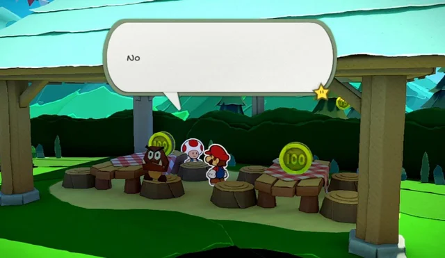 High Quality Paper Mario No Blank Meme Template