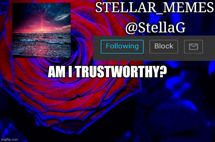 AM I TRUSTWORTHY? | made w/ Imgflip meme maker