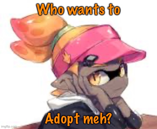 But why am I doing this? | Who wants to; Adopt meh? | image tagged in oof,inkling | made w/ Imgflip meme maker