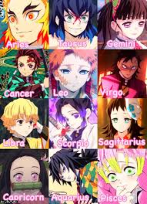 Zodiac_Signs anime Memes & GIFs - Imgflip