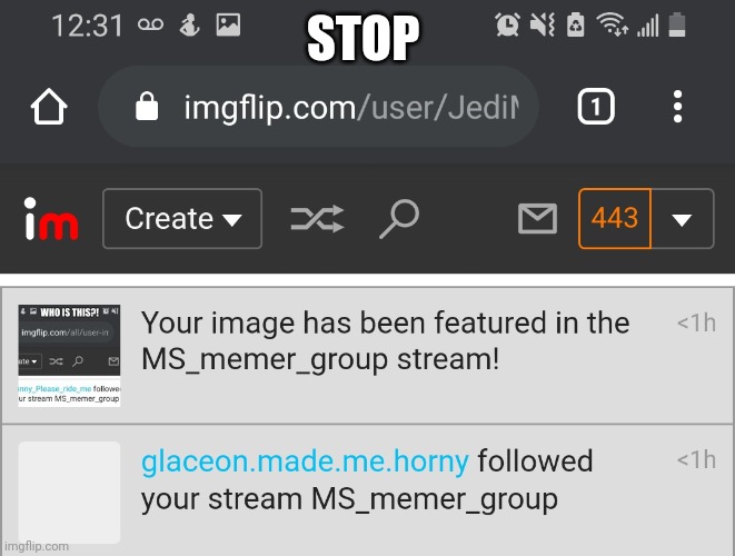 STOP | made w/ Imgflip meme maker