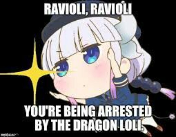 dont lewd lolis or get arrested by the dragon loli | image tagged in loli | made w/ Imgflip meme maker