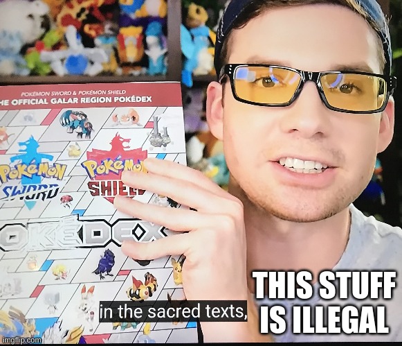 In the scarced texts | THIS STUFF IS ILLEGAL | image tagged in in the scarced texts | made w/ Imgflip meme maker