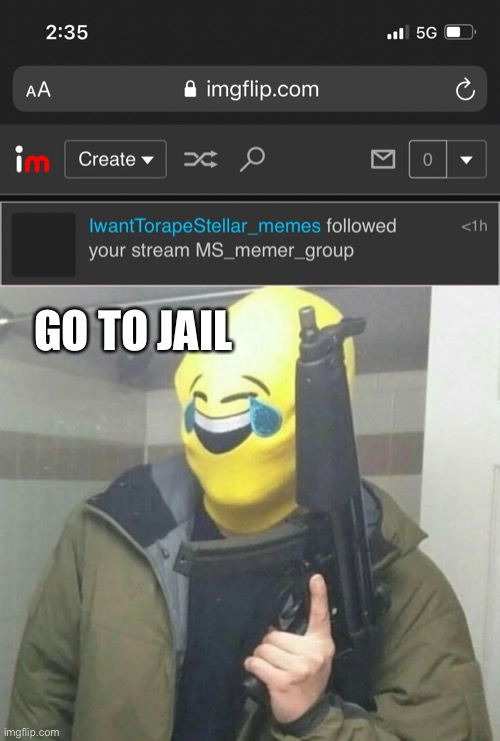 GO TO JAIL | made w/ Imgflip meme maker