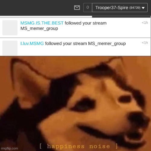 These 2 alts make me want to smile | image tagged in happiness noise | made w/ Imgflip meme maker