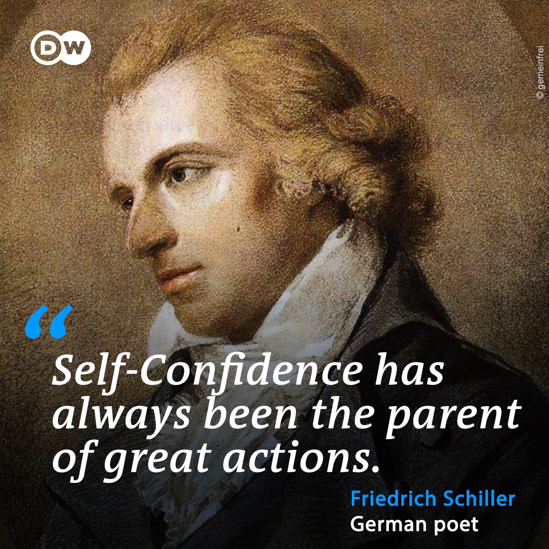 Self-Confidence Friedrich Schiller Blank Meme Template