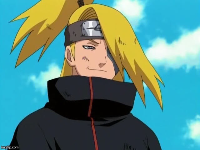 Deidara | image tagged in deidara | made w/ Imgflip meme maker