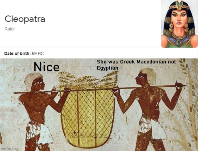Cleopatra Nice | image tagged in memes | made w/ Imgflip meme maker