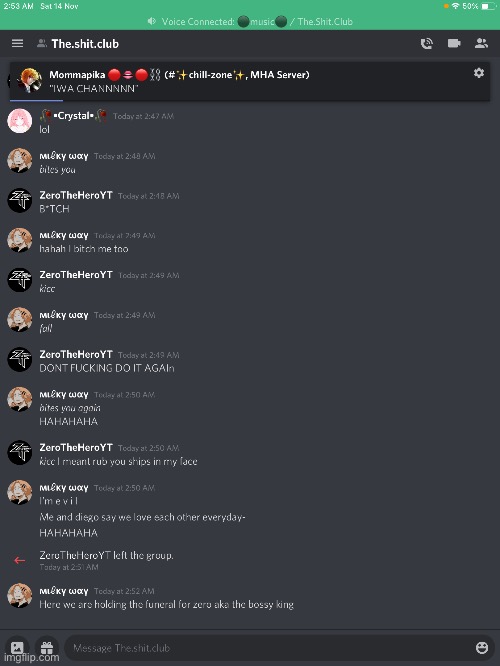 Y e s (Zero don’t murder me tho-) | made w/ Imgflip meme maker