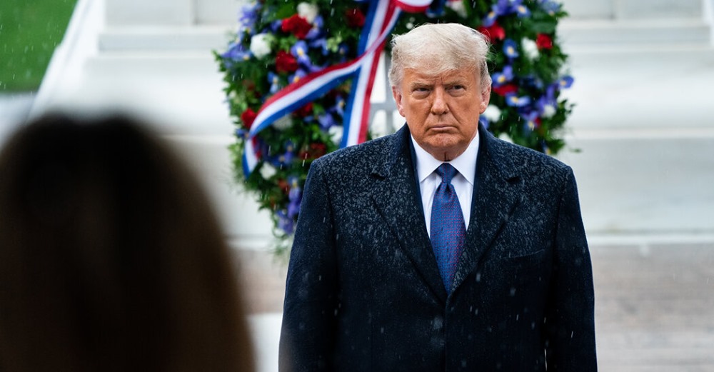 Trump Veterans Day Blank Meme Template