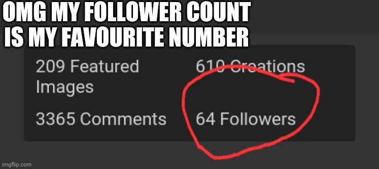 Yes | OMG MY FOLLOWER COUNT IS MY FAVOURITE NUMBER | image tagged in followers | made w/ Imgflip meme maker