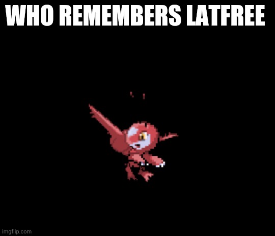 Latfree | WHO REMEMBERS LATFREE | image tagged in latfree | made w/ Imgflip meme maker