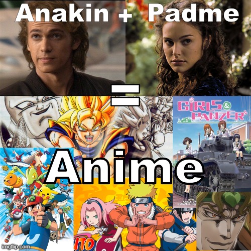 Didn't wanna just let this drown alone in the fun stream | image tagged in memes,anime,padme,anakin skywalker,star wars,star wars prequels | made w/ Imgflip meme maker