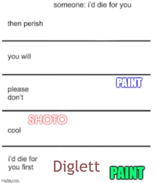 Diglett | made w/ Imgflip meme maker