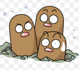 High Quality awkward dugtrio Blank Meme Template