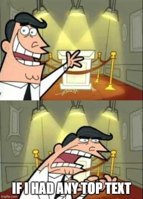 This Is Where I'd Put My Trophy If I Had One Meme | IF I HAD ANY TOP TEXT | image tagged in memes,this is where i'd put my trophy if i had one,fairly odd parents | made w/ Imgflip meme maker